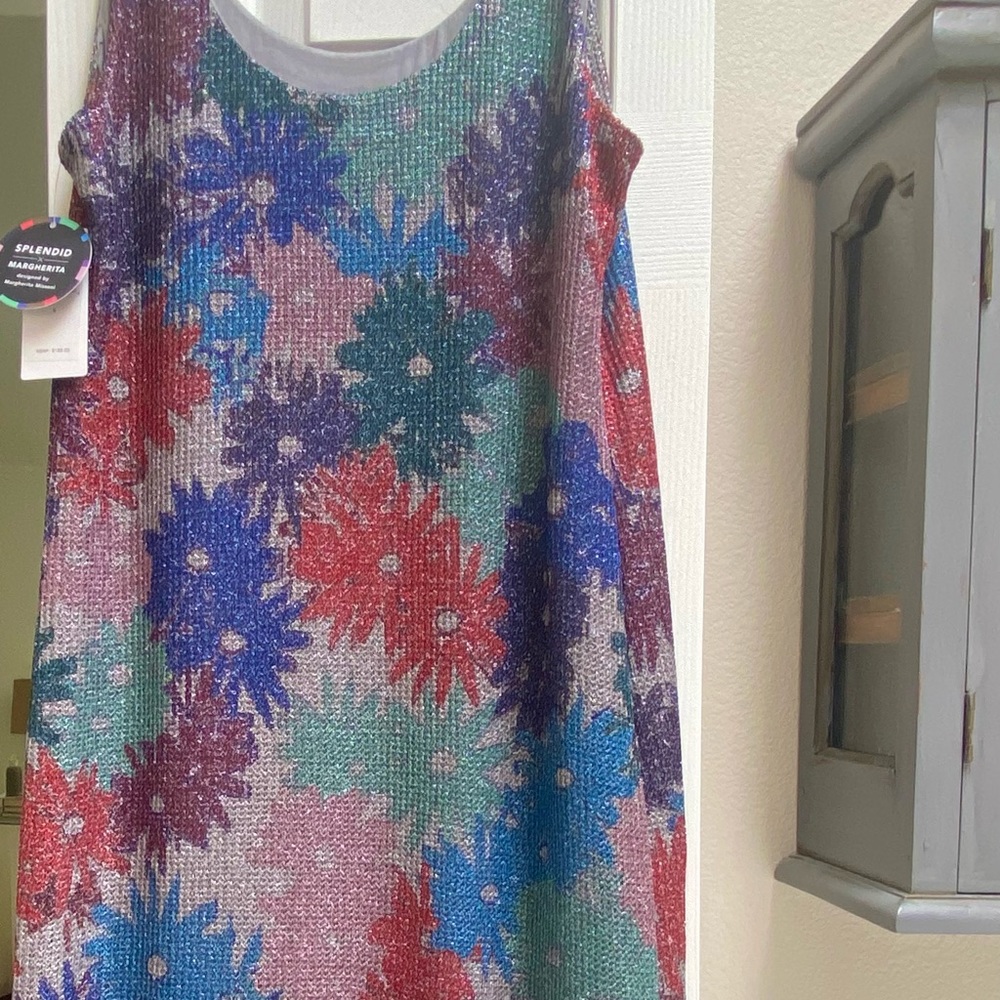 Splendid metallic dress . Size small ! With tags !
